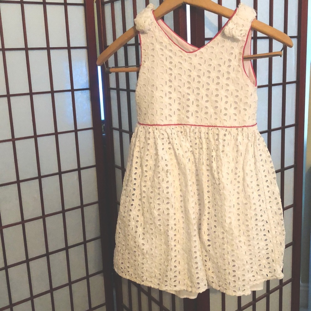 White Eyelet Dress